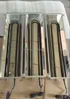 Radiateur tubulaire en acier inoxydable électrique en forme de U avec télécommande certifié CE pour une utilisation au plafond et sur le bureau