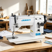 Machine à coudre industrielle multifonction à zigzag haute vitesse JUKKY 20U53 compatible avec les tissus fins, moyens et épais