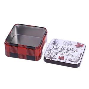 Boîtes à biscuits fantaisie carrées de petite taille de qualité alimentaire, boîte en métal pour biscuits, emballage pour bonbons, boîte en métal pour <span class=keywords><strong>chocolat</strong></span>, boîte de rangement - Product Image 3