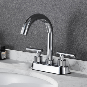 Salle de bain zinc <span class=keywords><strong>noir</strong></span> <span class=keywords><strong>main</strong></span> <span class=keywords><strong>eau</strong></span> chaude <span class=keywords><strong>froide</strong></span> 2 double poignée <span class=keywords><strong>robinet</strong></span> de bain mural - Product Image 6