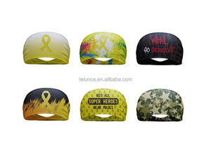 رباط رأس رياضي خالص مع شعار مخصص تصميم صلب عكسه ربطات رأس للجري إكسسوارات للشعر ولجنسي - Product Image 2