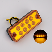 Feu de position latéral 8 LED, matériau ABS, 12-24V, étanche, couleur au choix