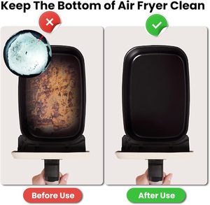 Moule de cuisson rectangulaire réutilisable en silicone pour friteuse à air chaud, compatible alimentaire, panier de cuisson en silicone - Product Image 3