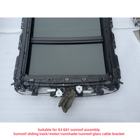 Ensemble de remplacement OEM pour toit ouvrant BMW X3 G01 : rail coulissant, moteur, pare-soleil, vitre, support de câble, ensemble de toit ouvrant pare-brise