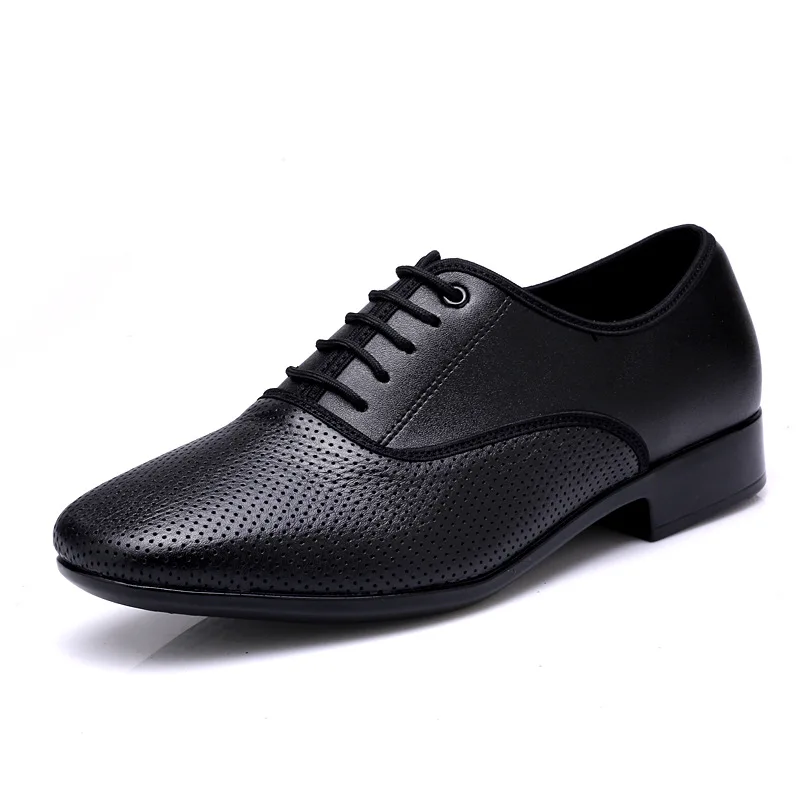 Itec-zapatos de salón para hombres, calzado de baile de salón, moderno, con suela de cuero de ante DC9018, para discoteca, jazz, bronceado, baile latino