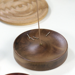 Porte-encens en bois, brûleur d'arômes naturels de bois de santal pour la méditation et la relaxation - Product Image 2