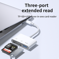 Lector de tarjetas tipo C Otg, lector de tarjetas Sd para IOS, lector de tarjetas OTG, lector de tarjetas Tf, lector de tarjetas de memoria, lector de tarjetas Sd Tf Usb