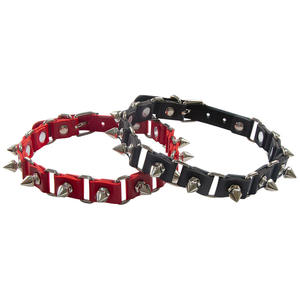 Jinlong Punk puntiagudo remachado cuello gargantilla cuello con cadena de clavícula Mujer - Product Image 4