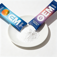 Poudres d'électrolytes en sachets OEM - Sans sucre - Poudre d'hydratation - Compléments vitaminiques - Améliore l'immunité - Emballage personnalisé - GMP NSF
