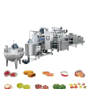 Direto da fábrica de linha de produção de doces pirulito máquina de equipamentos de máquinas de fazer
