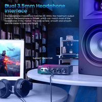 AIYIMA USB Gaming DAC Headphone Amplifier Hub Mini USB Decoder untuk PS5 Speaker Gaming Aktif Desktop Stage Audio DAC-A2 PRO