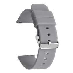 Grey- silver button switch ear