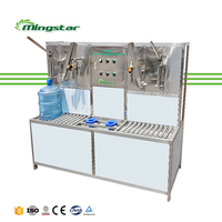 Prix de la machine de remplissage d'eau en bouteille de 5 gallons de type manuel Mingstar