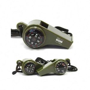 นกหวีดฉุกเฉินรูปหัวใจอะคริลิคแบบส่วนตัว 3-in-1 พร้อมเข็มทิศ เทอร์โมมิเตอร์ และสายคล้องคอ สำหรับการผจญภัยกลางแจ้งและการเอาชีวิตรอด - Product Image 1