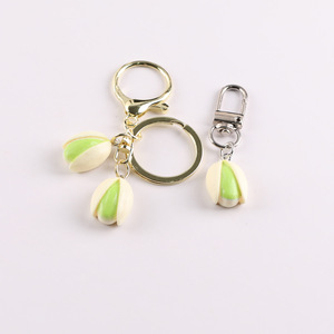Simulated Pistachio Keychain Pendant Plastic Resin DIY Bag Charm Accessory <b>Spring</b> 2025 Jinhua Origin - Product Image 5