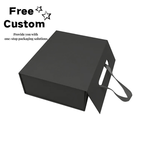 Caja de Regalo Magnética Plegable de Alta Gama con Forma de Libro, Reutilizable, para Comercio Exterior Transfronterizo, con Recubrimiento UV y Grabado en Relieve para Ropa - Product Image 2