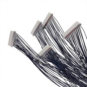 DF19G-14S-1C Linha de Teste da China 1.0 Espaçamento 14 Pinos Dupla Face com Carcaça de Borracha 26cm de Comprimento Lvds - Product Image 4