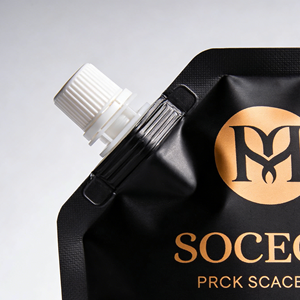 Pochette à bec verseur personnalisée anti-fuite réutilisable haute barrière pour emballage de crème cosmétique, lotion, gel douche, détergent - Product Image 2