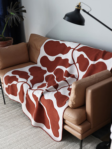 Manta de punto de lana Sherpa ligera, edredón de cama/sofá de tamaño personalizado de alta calidad en estilo liso a cuadros de Color sólido - Product Image 2
