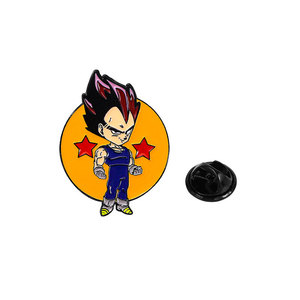 Pin de Aleación de Zinc con Esmalte Suave y Grabado de los Siete Héroes de Dragon Ball, con Goku y el Maestro Mago Tortuga, con Cierre de Goma - Product Image 6