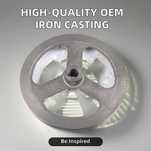 하이 퀄리티 맞춤형 샌드 캐스팅 서비스 플랜지 커버 GJL20 GJL25 GG20 GGG25 모터 커버 그레이 아이언 파운드리 - Product Image 4