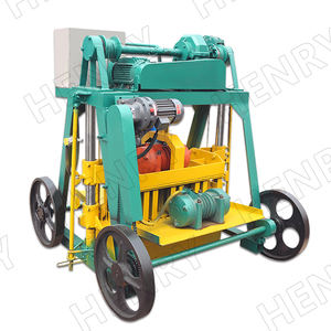 소말리아에서의 QMY4-45 이동식 콘크리트 중공 블록 및 솔리드 블록 및 지붕 블록 변형 금형 제조 기계 제조업체 - Product Image 4