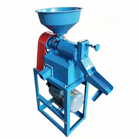 Moulin à riz domestique compact, nouveau modèle multifonctionnel, avec moteur, pour pilage, broyage, fabrication de pulpe, décortiqueuse de paddy et broyeur de maïs
