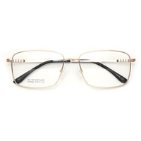 Monture de lunettes optiques en titane pour hommes, Style Business, yeux carrés, myopie, grande taille