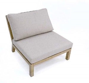 Sofá de Metal de Ocio para Jardín, Patio Exterior, Apartamento, Oficina, Hotel, Parque, Impermeable, Cómodo Cojín Incluido - Product Image 4