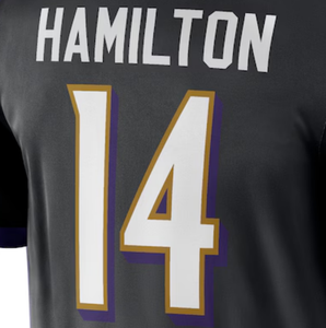 2025 नए शीर्ष सिलाई सस्ते अमेरिकी फुटबॉल जर्सी #14 हैमिलटन #8 जैकसन #22 हेनरी - Product Image 2