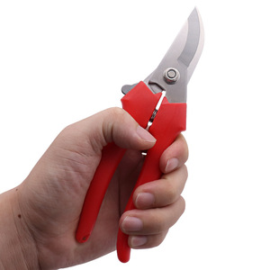 Lu Ban's Work Garden Pruning Shears Stainless Steel Bypass Fruit Picker 10-20 Mm Red Handle - Product Image 2