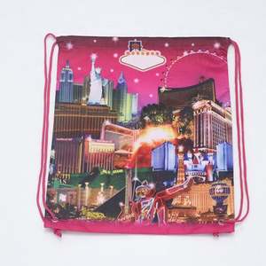 Sacs à cordon personnalisés écologiques en nylon et polyester, idéaux pour l'école, le camping, les promotions avec logo extérieur, et les sacs de sport. - Product Image 6