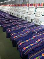 HEFENG Chine Usine Numérique 20 Tête Broderie Machine À Coudre pour la production à grande échelle