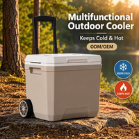 Glacière à roulettes 18L à isolation sous vide, matériau de qualité alimentaire, directement de l'usine, pour marques d'extérieur, achat en gros