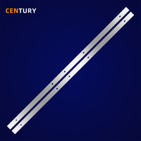 Bandes LED en aluminium 6LED SMD3030, 2 pièces, rétroéclairage pour téléviseur 32 pouces, DC12V/24V, garantie de 6 mois