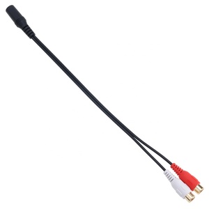 Jack da 3.5mm Audio Stereo femmina a 2 RCA femmina <span class=keywords><strong>presa</strong></span> per <span class=keywords><strong>cuffie</strong></span> cavo adattatore 3.5 Y cavo Splitter - Product Image 5