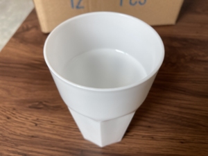 12oz 350Ml Food Grade Acrylic <b>Plastic</b> Octagonal Beverage White AS Resin Coffee Beer Water <b>Drinking</b> Juice <b>Cup</b> for Home Outdoor - Product Image 3