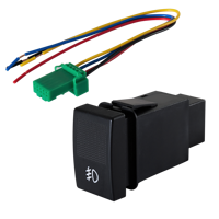Interruptor de Luces Antiniebla para Mazda - Interruptor de Botón LED, Interruptor de 12V, Interruptor de Plástico ABS para Automóvil, Interruptor de Faros Delanteros, Interruptor de Modificación de Automóvil