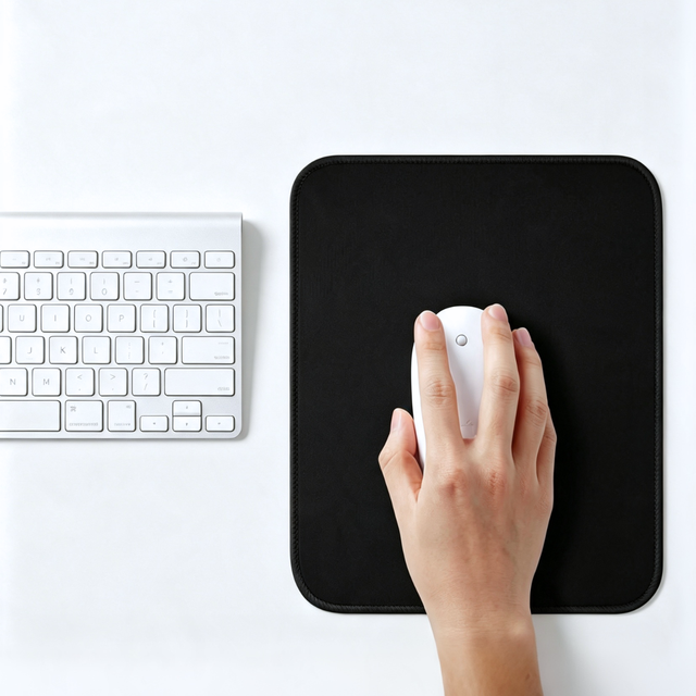 Mini Rectangular Mouse Pad Thick Non-Slip Rubber Base Waterproof Portable Small Mouse Mat for Office Travel
