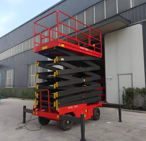 Pengangkat kargo vertikal <span class=keywords><strong>Platform</strong></span> kerja mengangkat kargo 0,5 ton 1ton gunting hidrolik <span class=keywords><strong>Trailer</strong></span> mengangkat gunting gudang portabel - Product Image 3