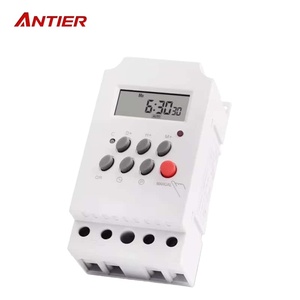 ANTIER 디지털 24시간 타이머 스위치 220V AC |   자동화 및 전기 제어를 위한 LCD 프로그래머블 전자 타이머 - Product Image 1