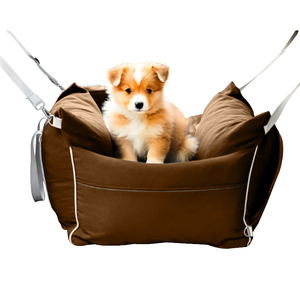 <span class=keywords><strong>Rehausseur</strong></span> de siège de voiture portable pour animaux de compagnie <span class=keywords><strong>Cosy</strong></span> Travel avec sangle réglable pour petits chiens et chats - Product Image 6