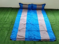 Matelas de camping avec oreiller, matelas imperméable pour le camping