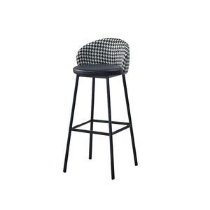 <span class=keywords><strong>Tabouret</strong></span> de <span class=keywords><strong>bar</strong></span> léger et luxueux au design moderne pour petit appartement Chaise haute pour usage domestique Chaise pied-de-poule pour café <span class=keywords><strong>bar</strong></span> <span class=keywords><strong>Amazon</strong></span> Panneau en bois - Product Image 5