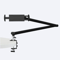Support de tablette flexible ergonomique à hauteur réglable, support de tablette universel portable en aluminium, support de téléphone portable pour tablette PC