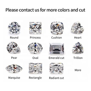 Moissanita Pleocroica Blanca DEF VVS de 1ct, Corte Asscher, Piedra Preciosa Creada en Laboratorio, Tratada con Calor, 3mm de Altura, Aigs 6*6mm, Venta al por Mayor - Product Image 6