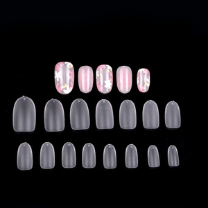 TSZS 420 piezas/caja <span class=keywords><strong>de</strong></span> puntas <span class=keywords><strong>de</strong></span> gel suave ovaladas mate <span class=keywords><strong>de</strong></span> tamaño mediano, <span class=keywords><strong>uñas</strong></span> postizas <span class=keywords><strong>de</strong></span> cobertura completa, <span class=keywords><strong>uñas</strong></span> postizas ovaladas transparentes <span class=keywords><strong>para</strong></span> extensión <span class=keywords><strong>de</strong></span> <span class=keywords><strong>uñas</strong></span>, venta al por mayor - Product Image 3