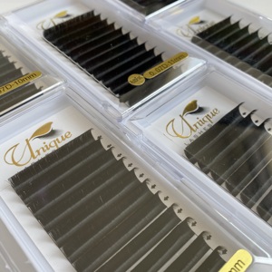 Extensions de <span class=keywords><strong>cils</strong></span> en camélia L M LC LD LB C D CC DD Curl 0.03 0.05 0.07mm en PBT coréen, naturelles, douces, faites à la main, pour un volume accru - Product Image 3