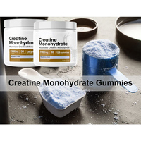 Gommes monohydrate de créatine à faible teneur en sucre formule OEM pour hommes femmes stimulation des performances de croissance musculaire