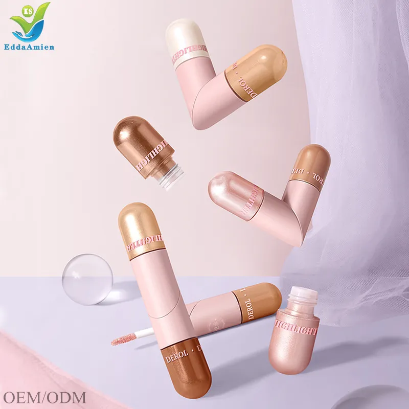 Косметическая жидкость Derol, креативная упаковка, жидкий Хайлайтер для макияжа, жидкий Хайлайтер для макияжа